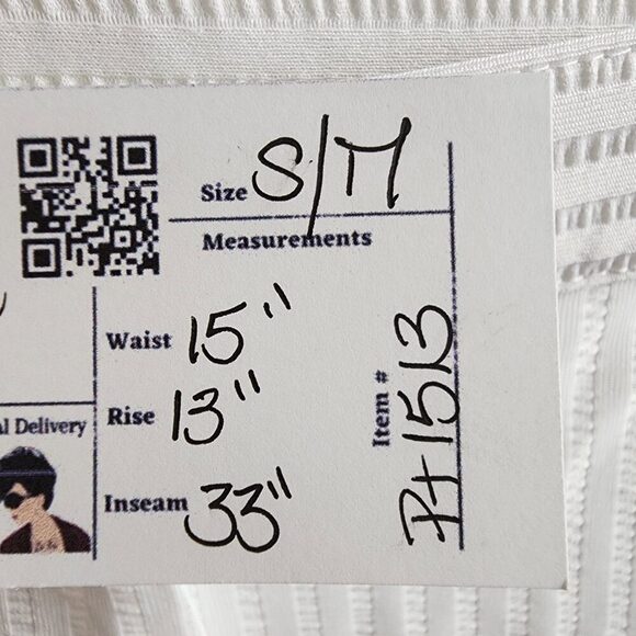 Vintage Sears White Trouser Pants Size S/M - Picture 8 of 8